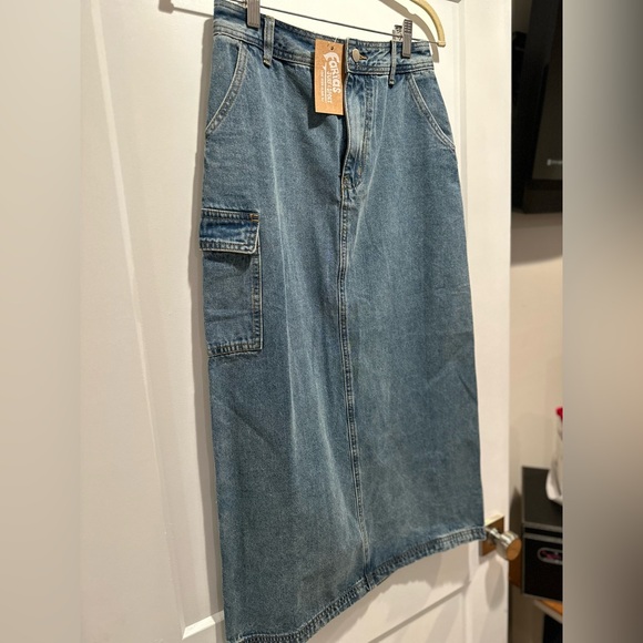 Denim Maxi Skirt (New With Tags) - Picture 4 of 4